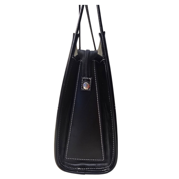 Kate Spade New York Black Leather Shoulder Bag Purse Handbag - Picture 5 of 15